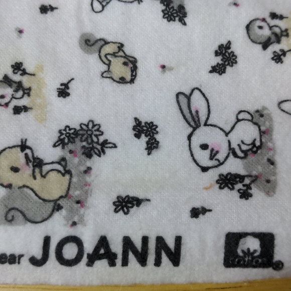 Joann Fabrics Super Snuggle Bunny Squirrel Woodland Animal Fabric Destash - Picture 5 of 6